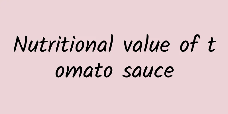 Nutritional value of tomato sauce