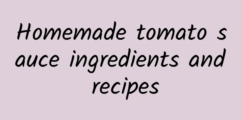 Homemade tomato sauce ingredients and recipes