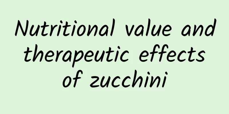 Nutritional value and therapeutic effects of zucchini