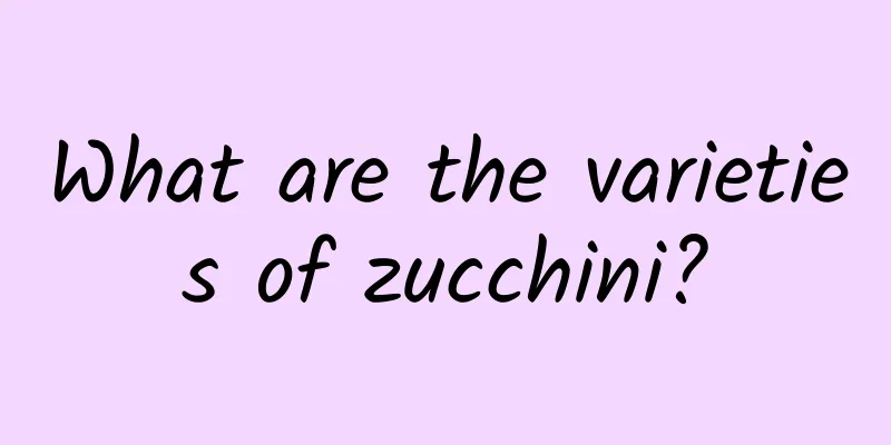 What are the varieties of zucchini?