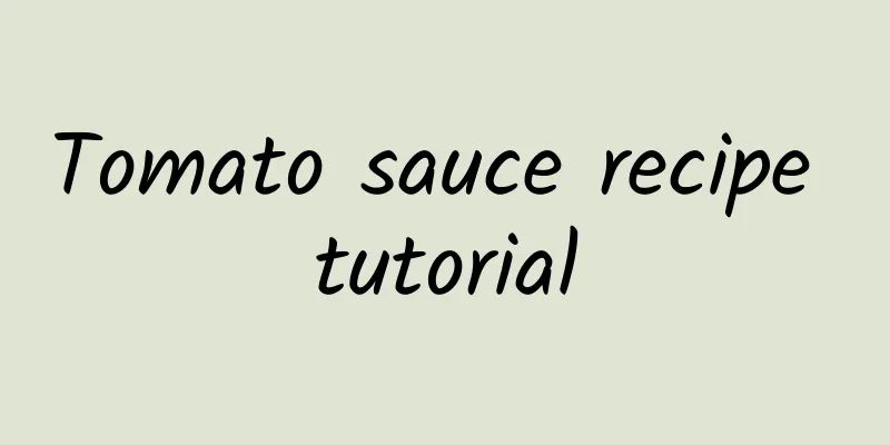 Tomato sauce recipe tutorial