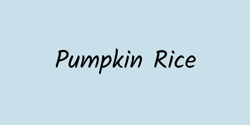 Pumpkin Rice