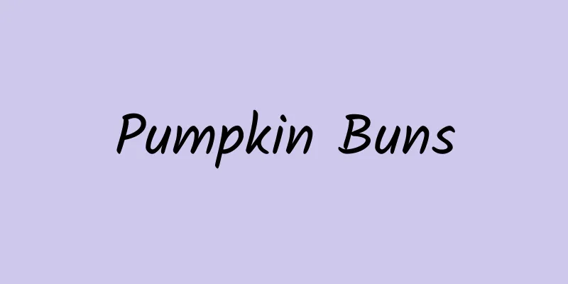 Pumpkin Buns