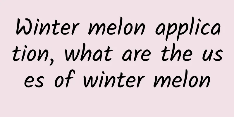 Winter melon application, what are the uses of winter melon