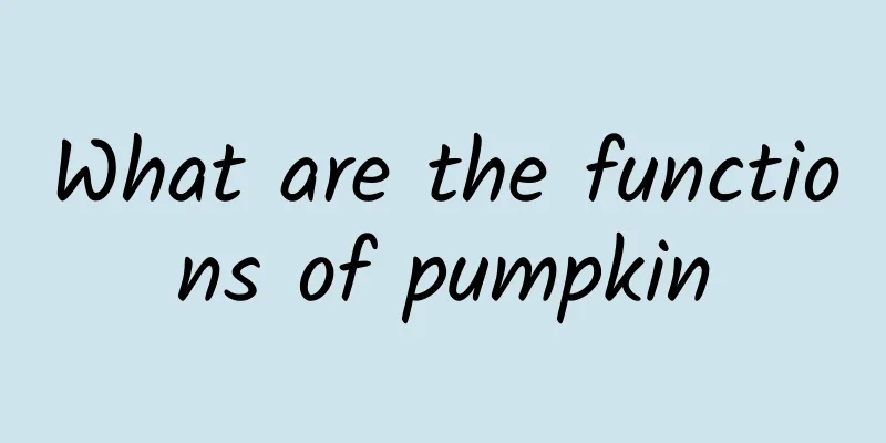 What are the functions of pumpkin