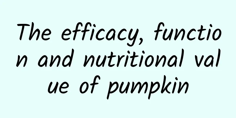 The efficacy, function and nutritional value of pumpkin