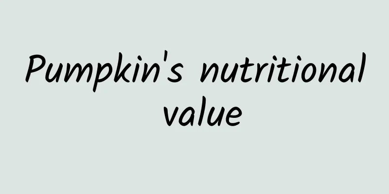 Pumpkin's nutritional value