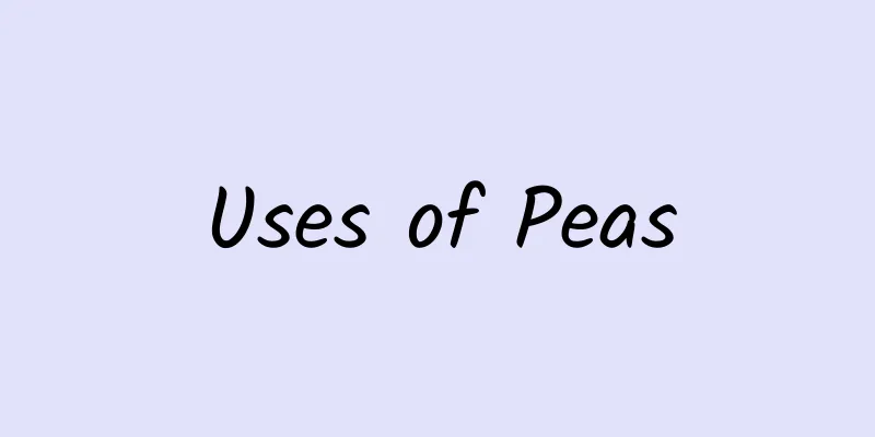 Uses of Peas