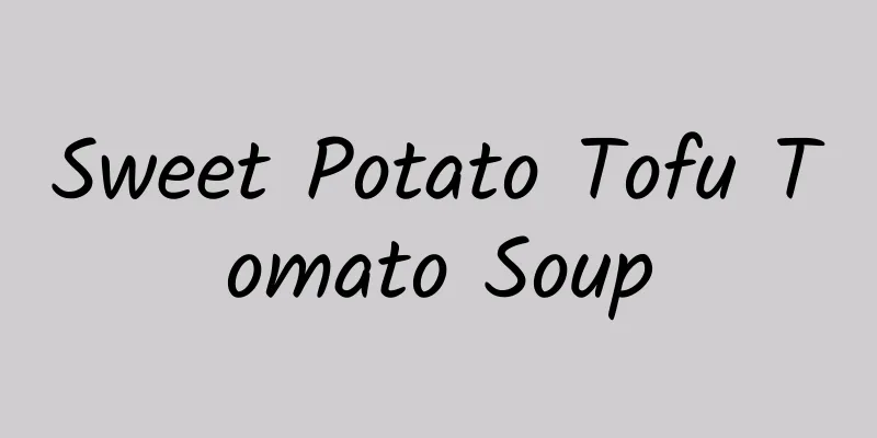 Sweet Potato Tofu Tomato Soup