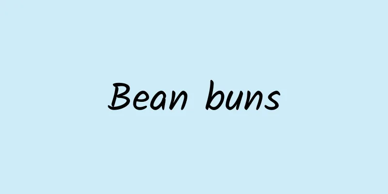 Bean buns