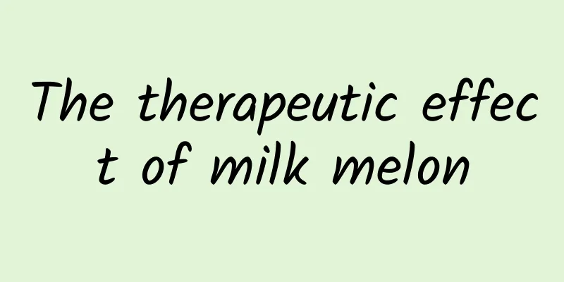 The therapeutic effect of milk melon