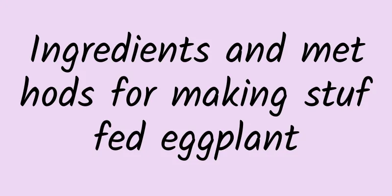 Ingredients and methods for making stuffed eggplant