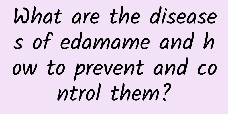 What are the diseases of edamame and how to prevent and control them?