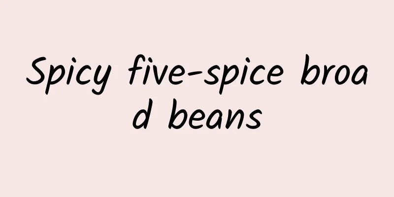 Spicy five-spice broad beans