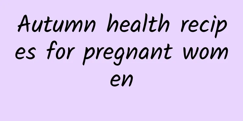 Autumn health recipes for pregnant women