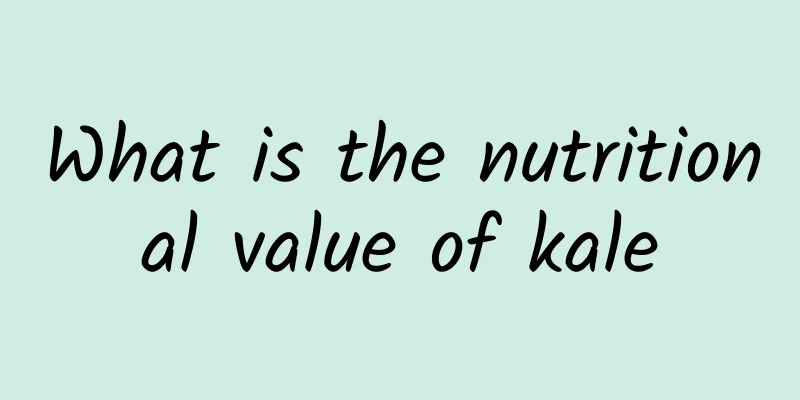 What is the nutritional value of kale