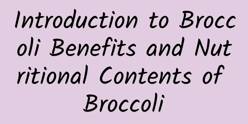 Introduction to Broccoli Benefits and Nutritional Contents of Broccoli