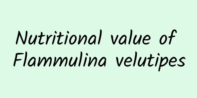 Nutritional value of Flammulina velutipes