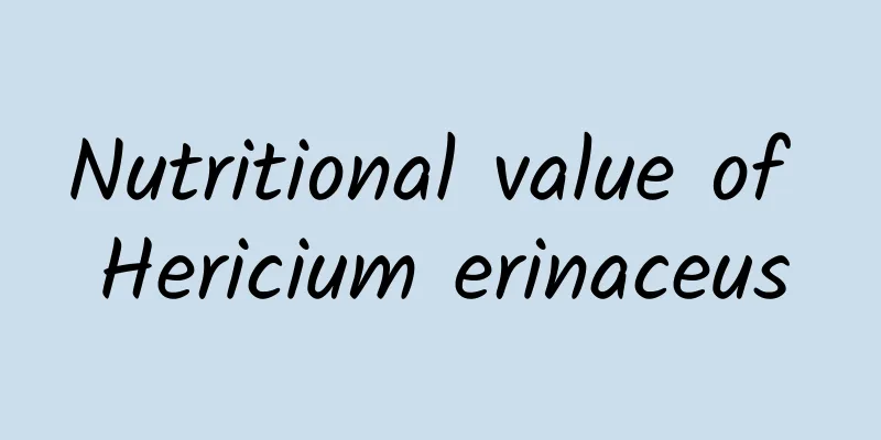 Nutritional value of Hericium erinaceus