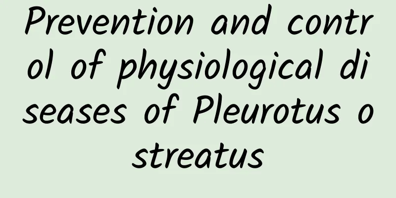 Prevention and control of physiological diseases of Pleurotus ostreatus