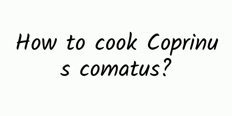 How to cook Coprinus comatus?