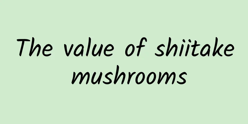 The value of shiitake mushrooms