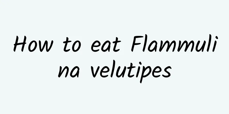 How to eat Flammulina velutipes