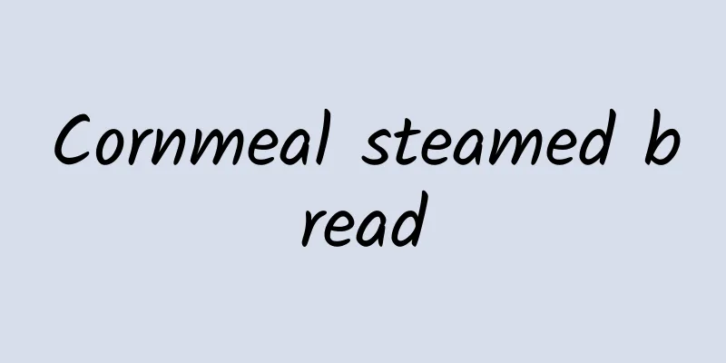 Cornmeal steamed bread