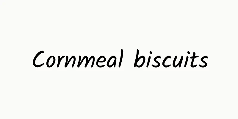 Cornmeal biscuits