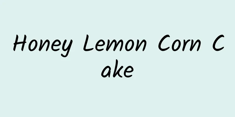 Honey Lemon Corn Cake