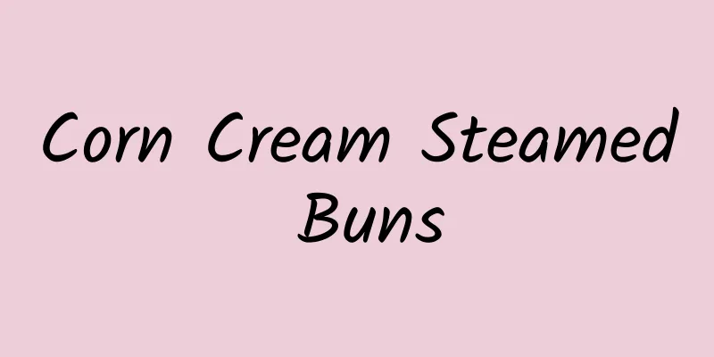 Corn Cream Steamed Buns