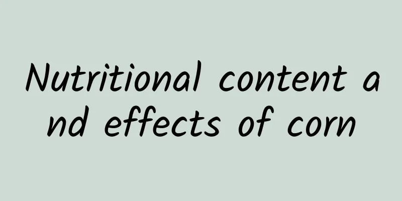 Nutritional content and effects of corn