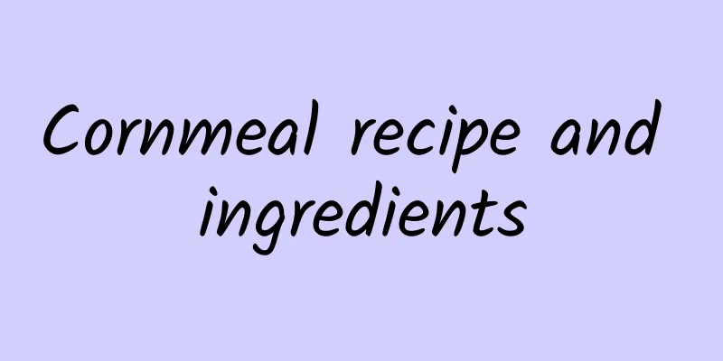 Cornmeal recipe and ingredients