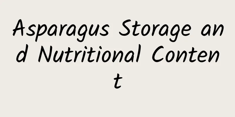 Asparagus Storage and Nutritional Content