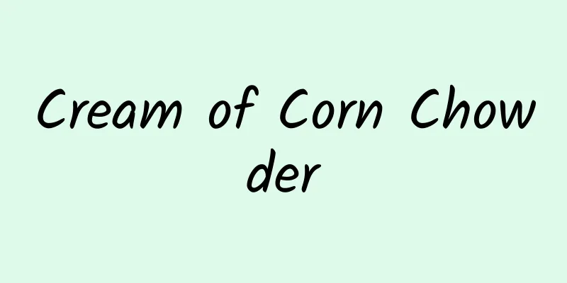 Cream of Corn Chowder