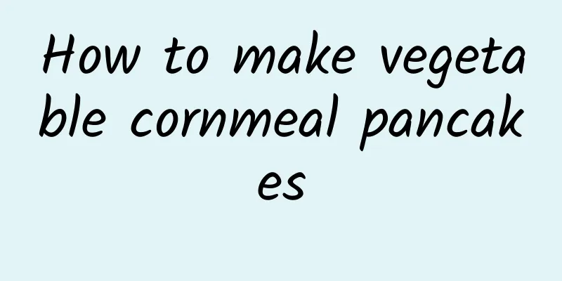 How to make vegetable cornmeal pancakes