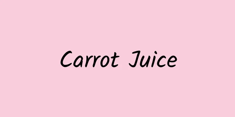 Carrot Juice