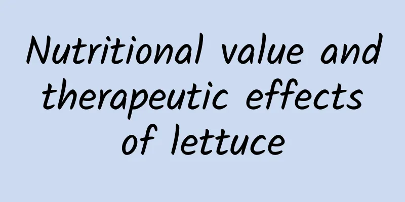 Nutritional value and therapeutic effects of lettuce