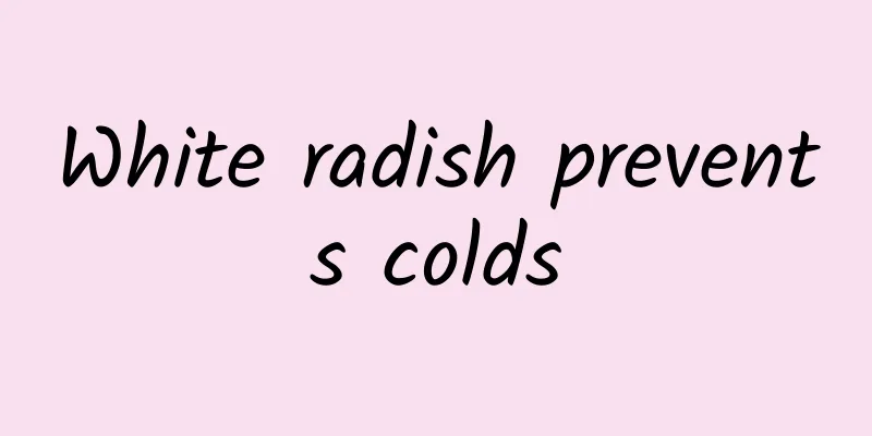 White radish prevents colds