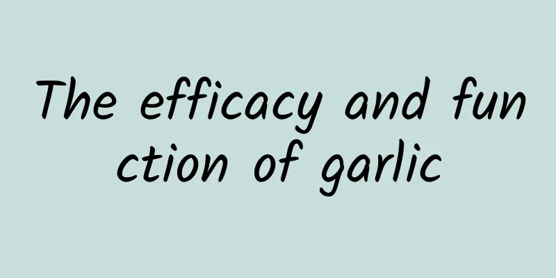 The efficacy and function of garlic