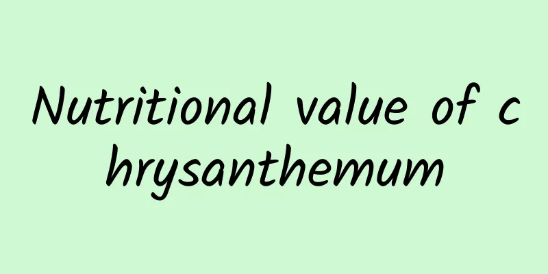 Nutritional value of chrysanthemum