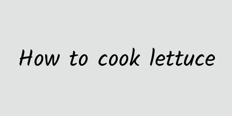 How to cook lettuce