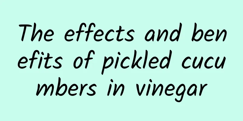 The effects and benefits of pickled cucumbers in vinegar