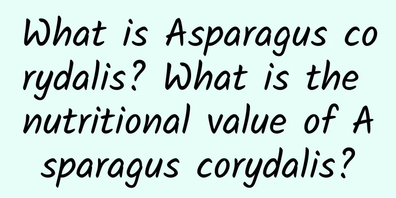 What is Asparagus corydalis? What is the nutritional value of Asparagus corydalis?