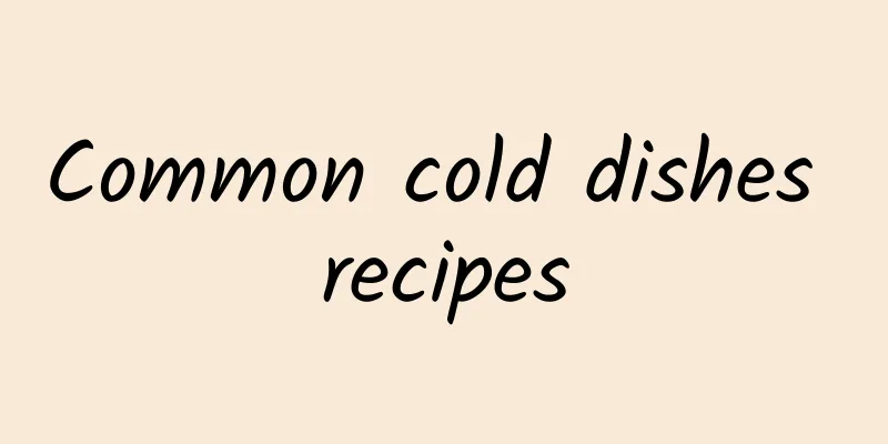 Common cold dishes recipes