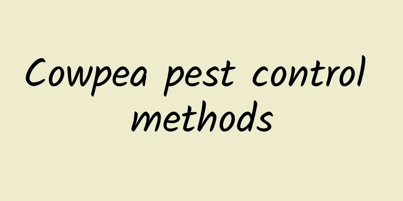 Cowpea pest control methods