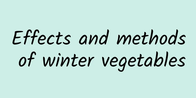 Effects and methods of winter vegetables