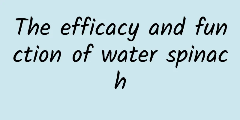 The efficacy and function of water spinach