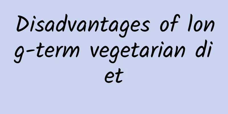 Disadvantages of long-term vegetarian diet