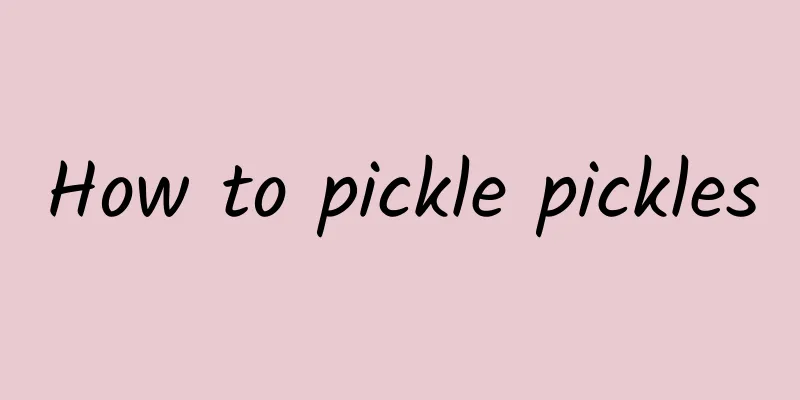 How to pickle pickles